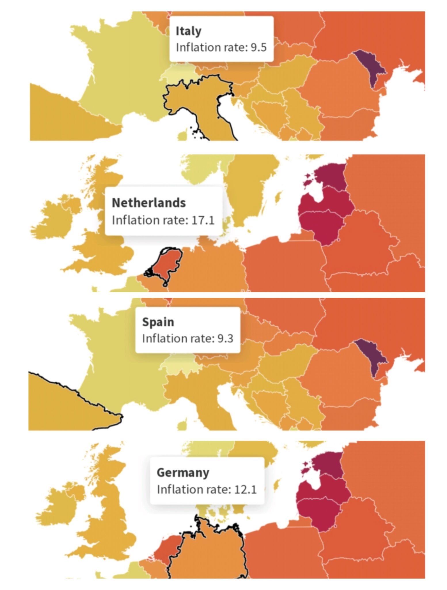 European Inflation Rates ABC Diamond